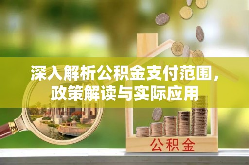 平鲁深入解析公积金支付范围，政策解读与实际应用