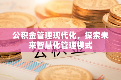 平鲁公积金管理现代化，探索未来智慧化管理模式
